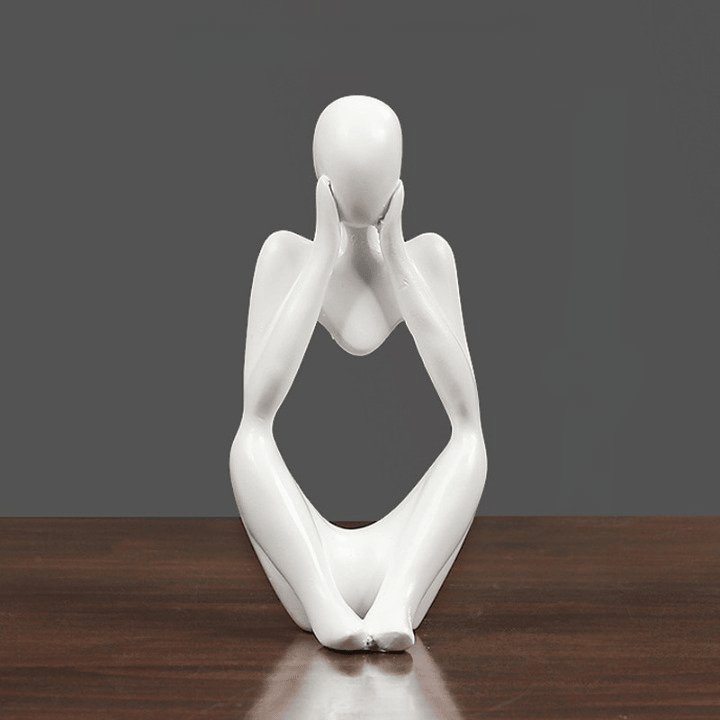 Abstract Thinker Statue ConnectRoom