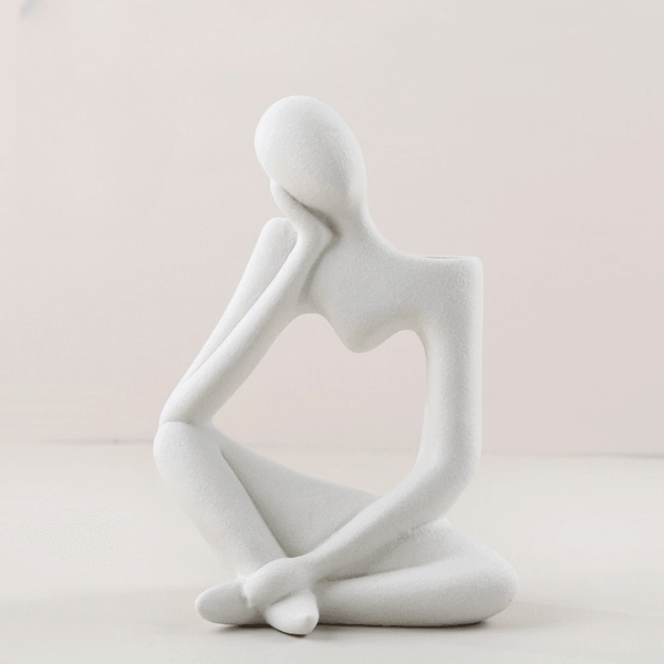 Abstract Thinker Vase ConnectRoom
