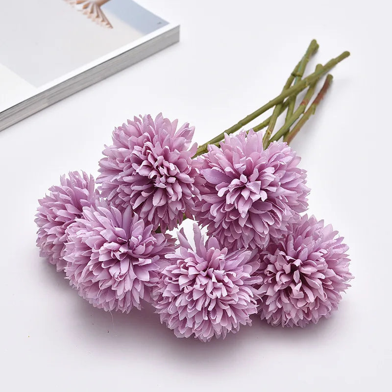 Artificial Silk Chrysanthemum Flower ConnectRoom