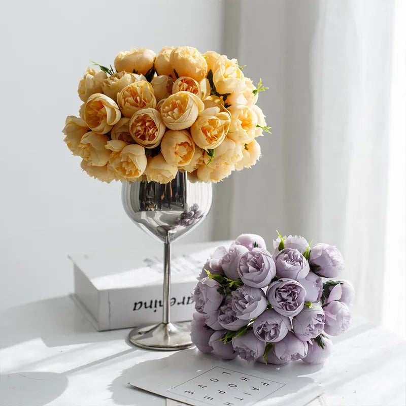 Artificial Silk Rose Bouquet ConnectRoom