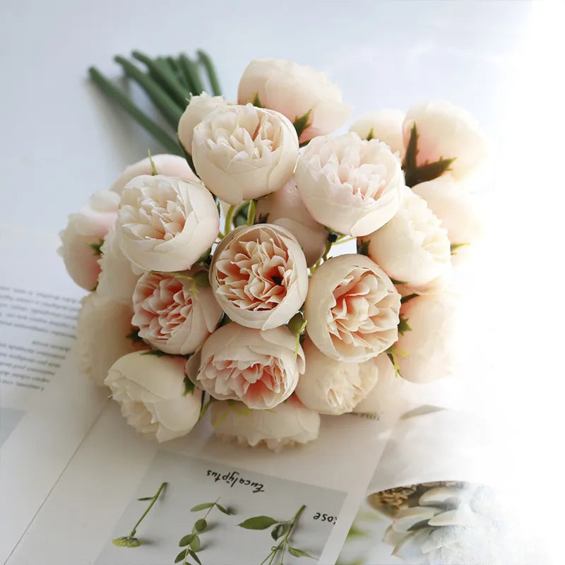 Artificial Silk Rose Bouquet ConnectRoom