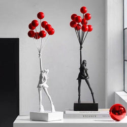 Banksy Balloon Girl Statue ConnectRoom