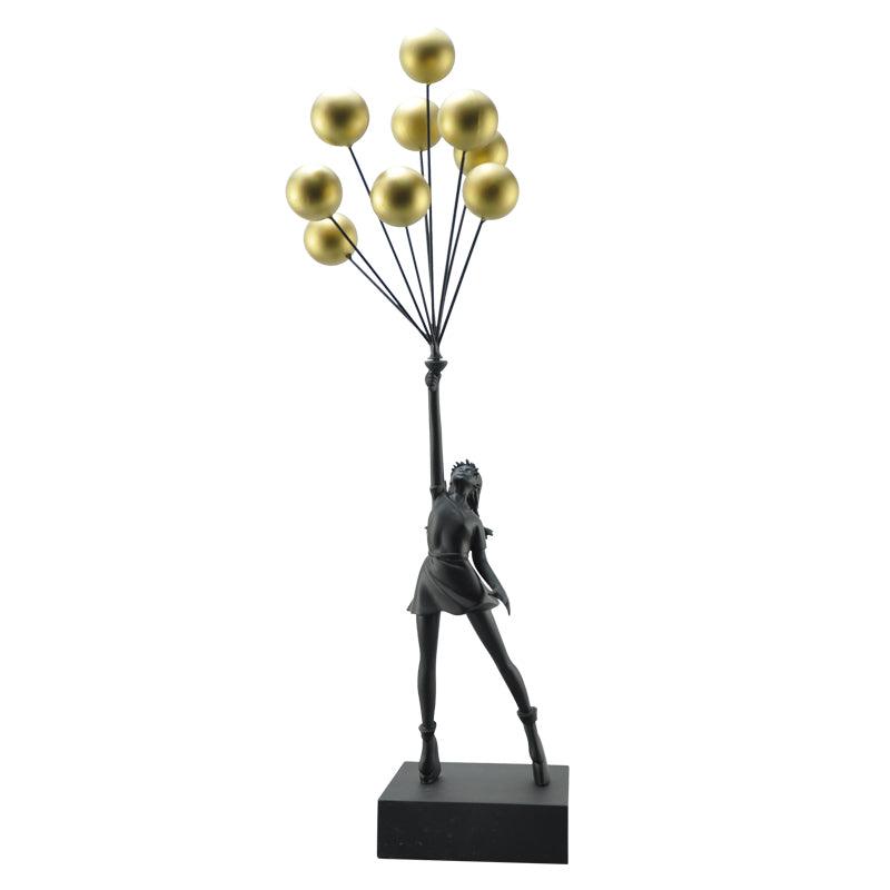 Banksy Balloon Girl Statue ConnectRoom