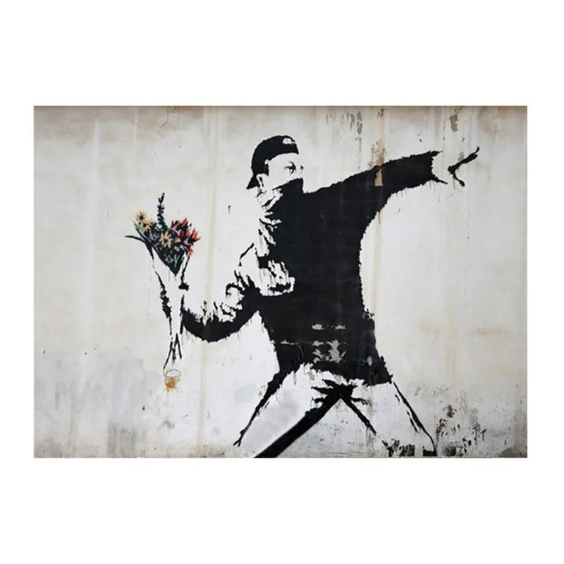 Banksy Graffiti Wall Art ConnectRoom