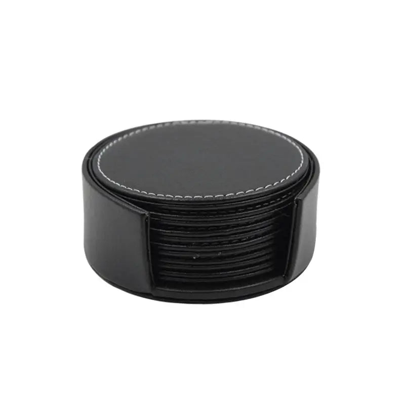 Coaster Cup Mat (Black) ConnectRoom