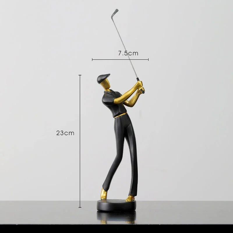 Creative Golfer Figurines ConnectRoom