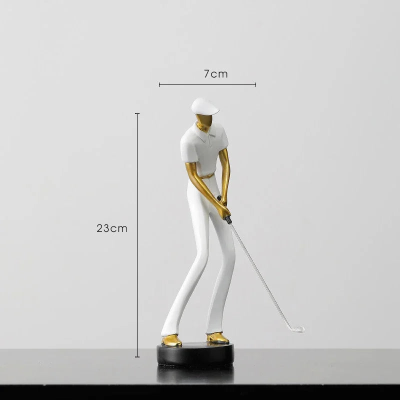 Creative Golfer Figurines ConnectRoom