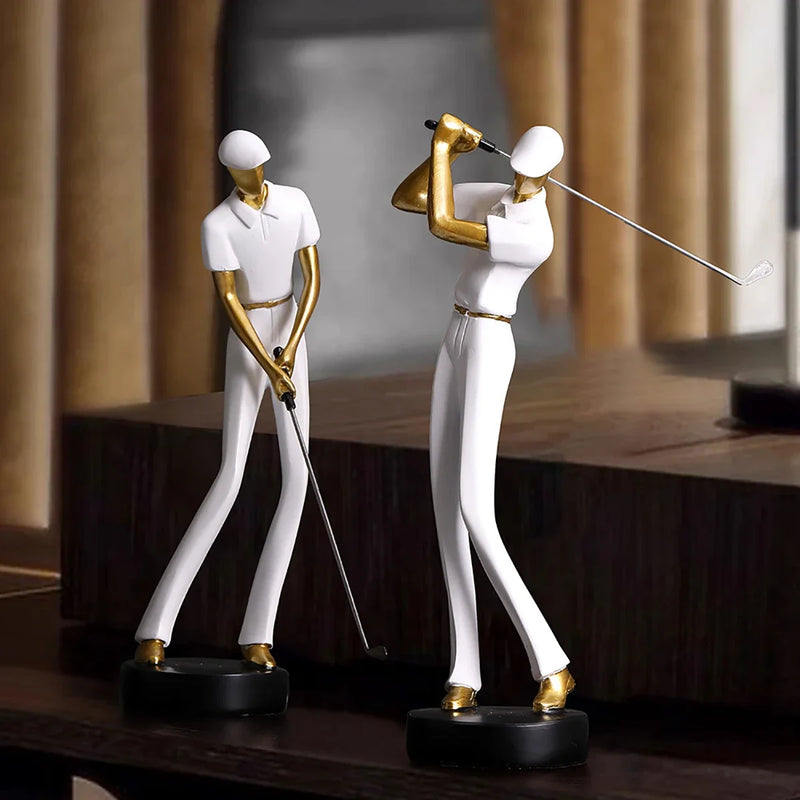 Creative Golfer Figurines ConnectRoom