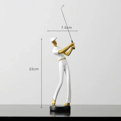 Creative Golfer Figurines ConnectRoom