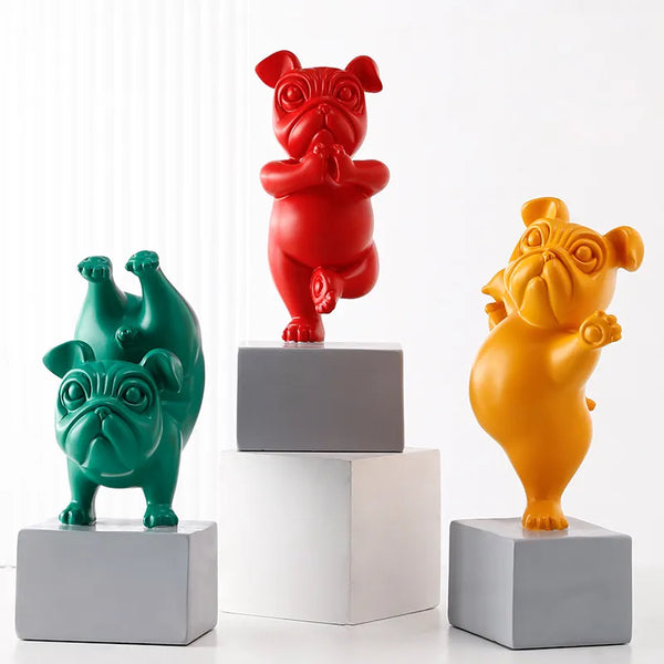 Downward Bulldog Figurines ConnectRoom