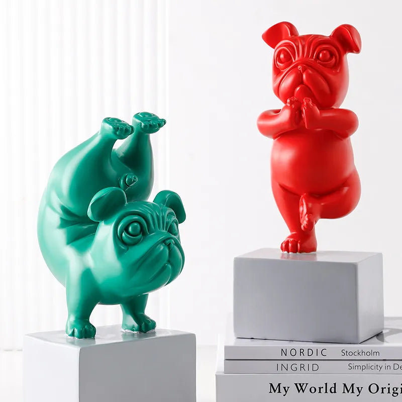 Downward Bulldog Figurines ConnectRoom