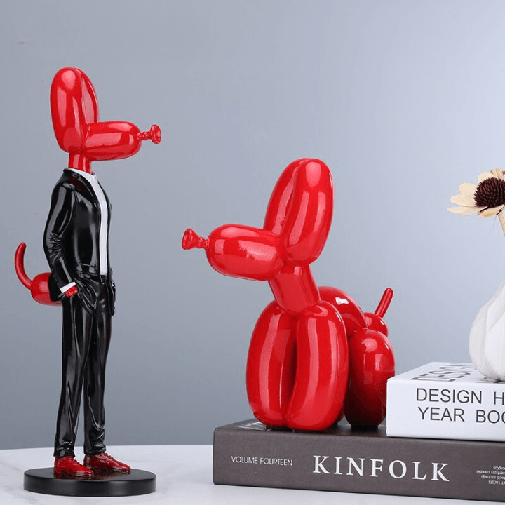 Gentleman Balloon Dog Statue ConnectRoom