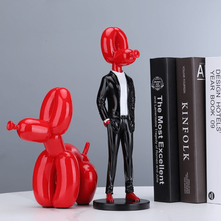 Gentleman Balloon Dog Statue ConnectRoom