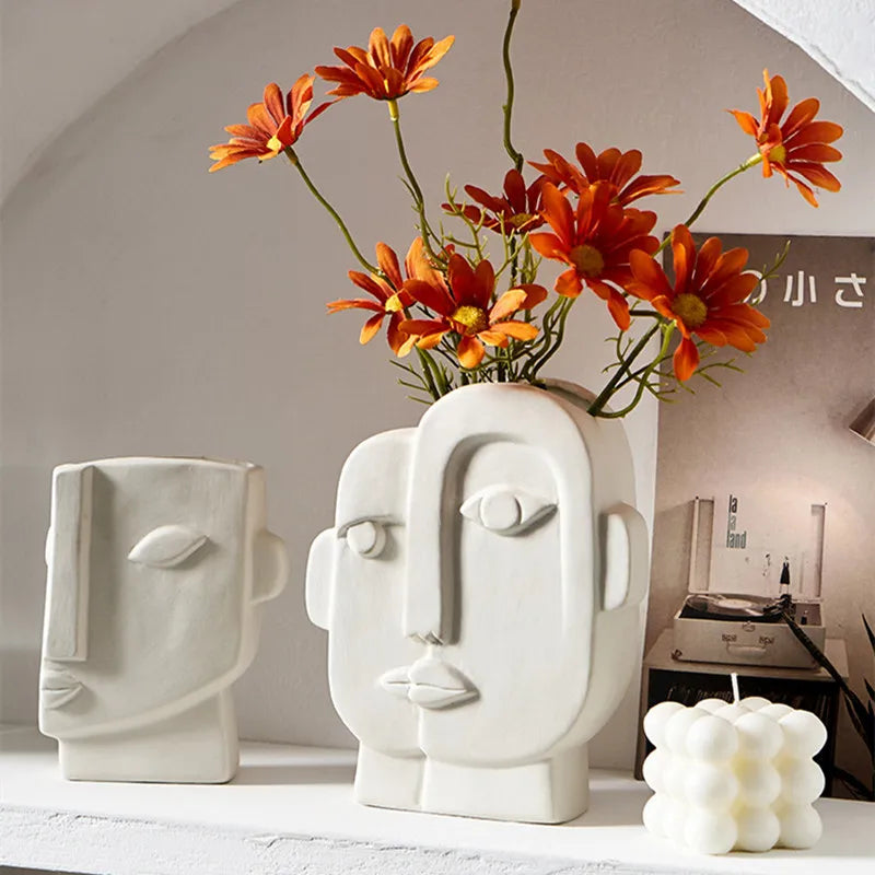 Nordic Face Vase