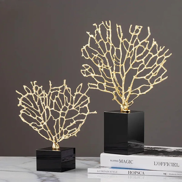 Minimalist Coral Ornaments