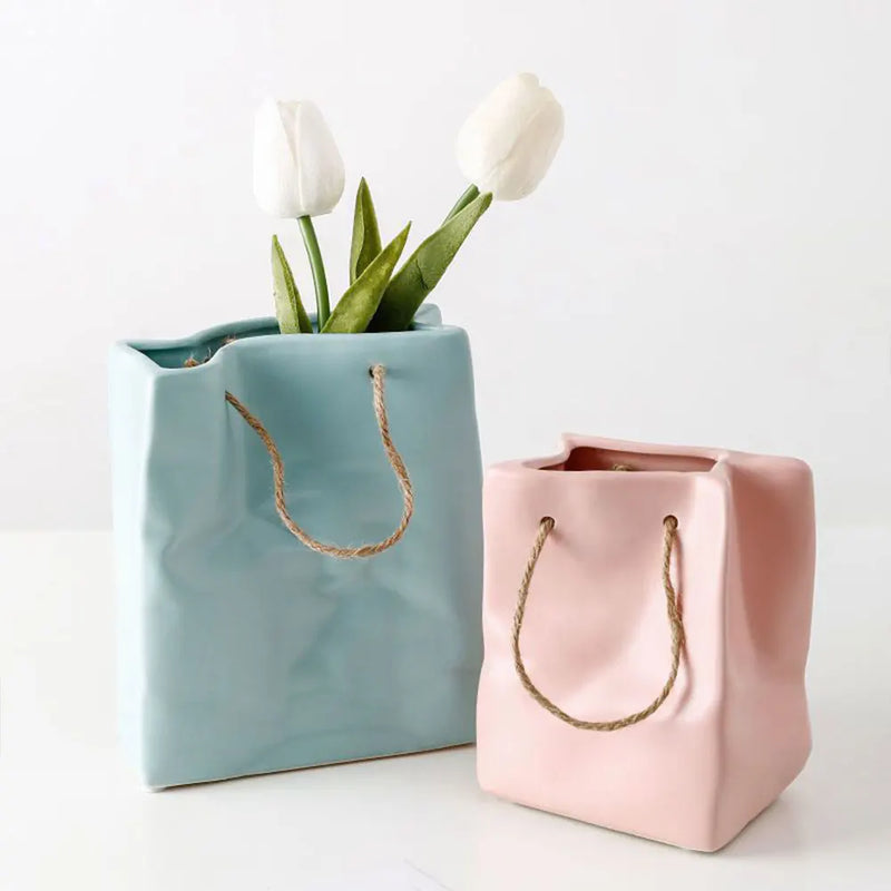 Shopping Bag Vase