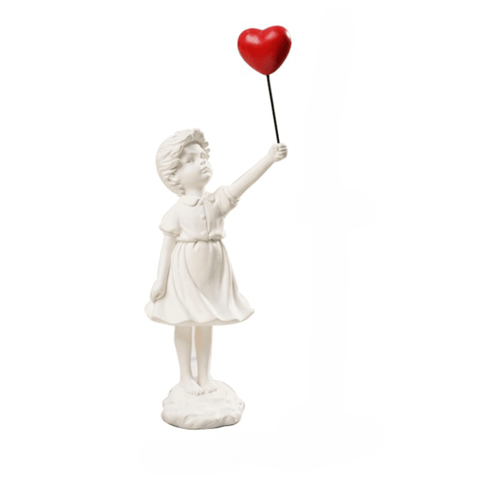 Mini Banksy Balloon Girl Figurines ConnectRoom