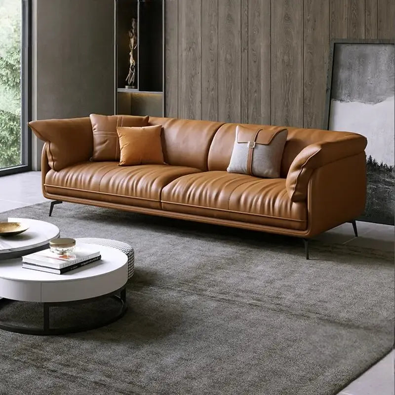 Modern Minimalist Leather Sofa ConnectRoom