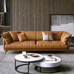 Modern Minimalist Leather Sofa ConnectRoom