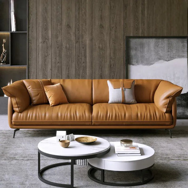 Modern Minimalist Leather Sofa ConnectRoom