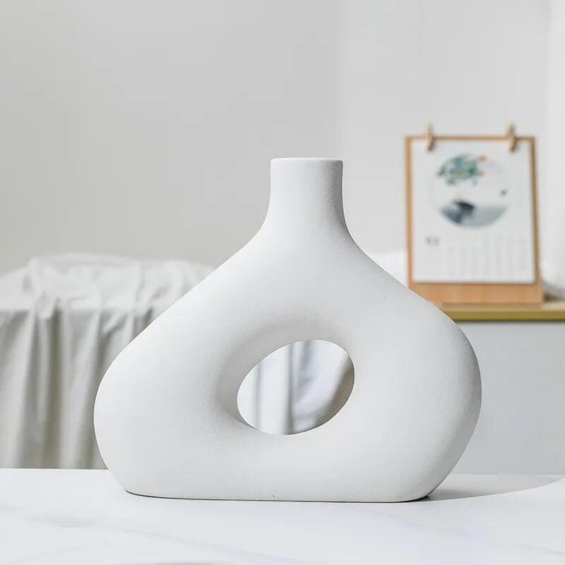 Nordic Irregular Ceramic Vase ConnectRoom