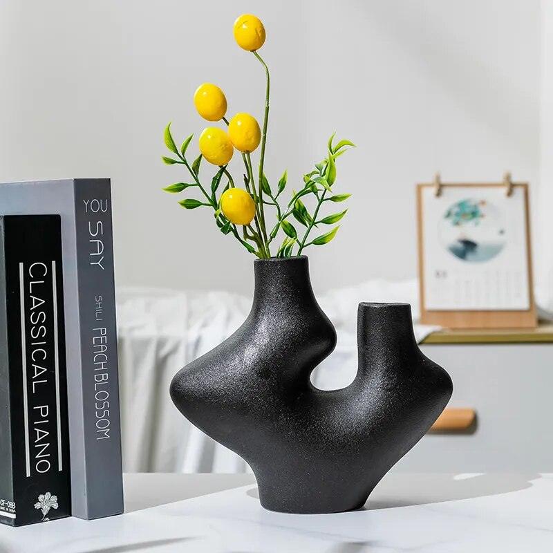 Nordic Irregular Ceramic Vase ConnectRoom