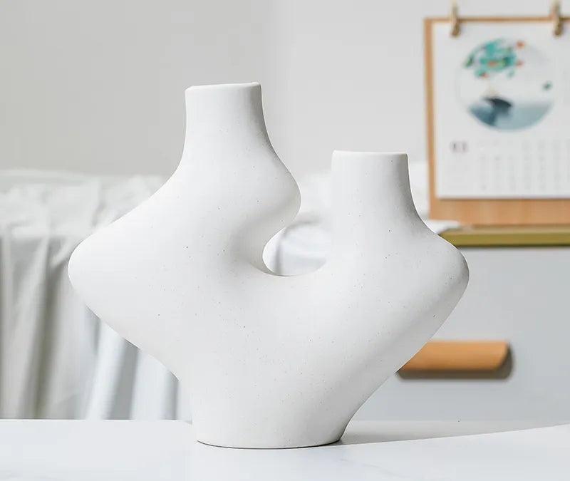 Nordic Irregular Ceramic Vase ConnectRoom
