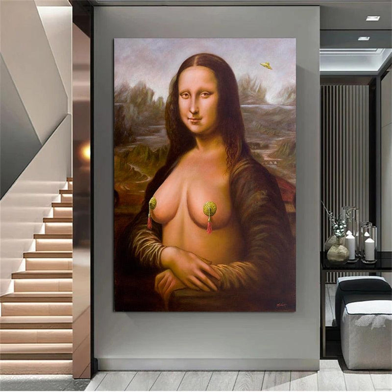 Nude Mona Lisa Canvas ConnectRoom