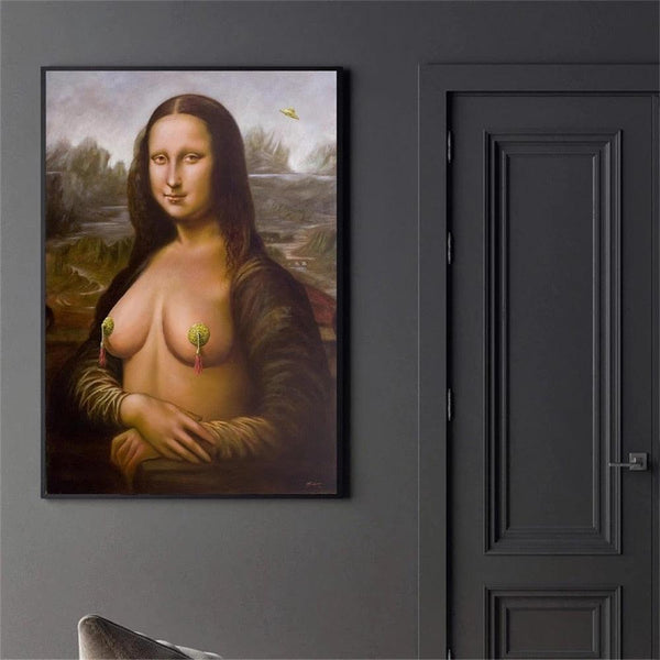 Nude Mona Lisa Canvas ConnectRoom