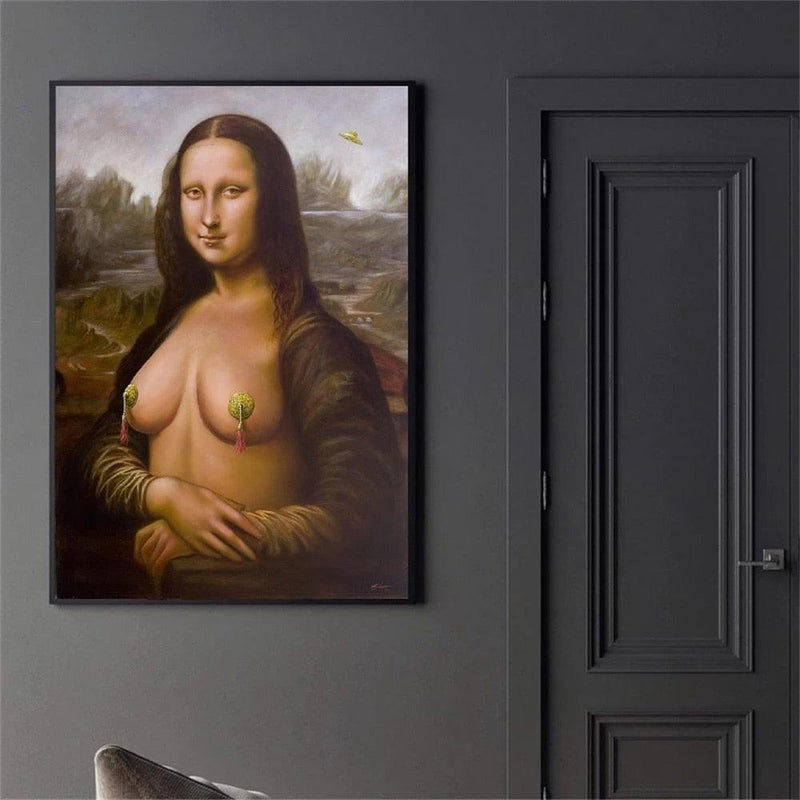 Nude Mona Lisa Canvas ConnectRoom