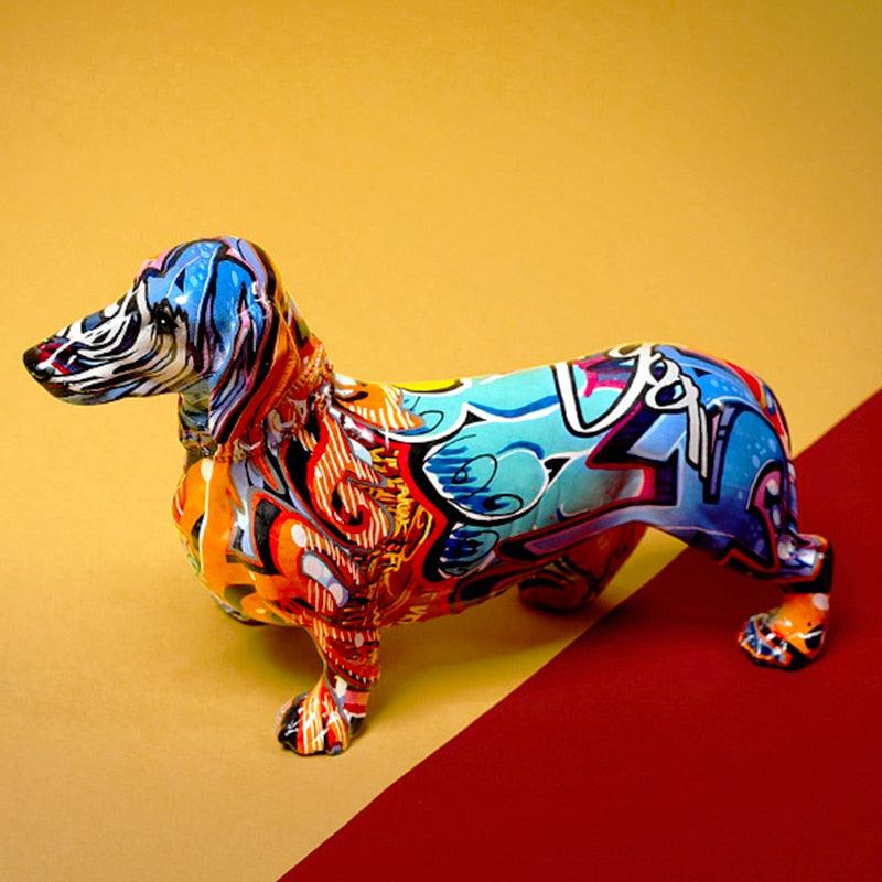 Painted Colorful Dog ConnectRoom