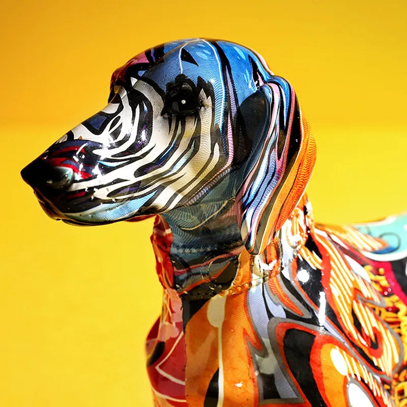 Painted Colorful Dog ConnectRoom