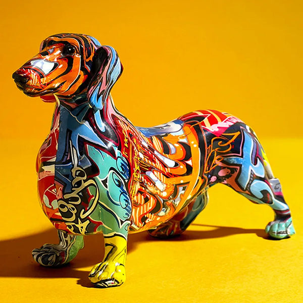 Painted Colorful Dog ConnectRoom