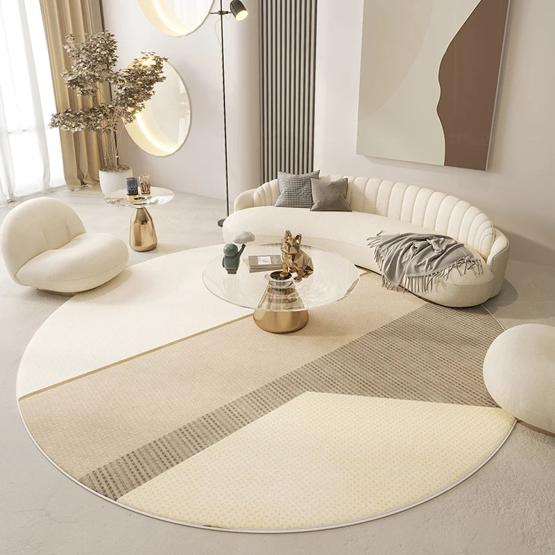 Round Minimalistic Carpet (Nordic Style) ConnectRoom