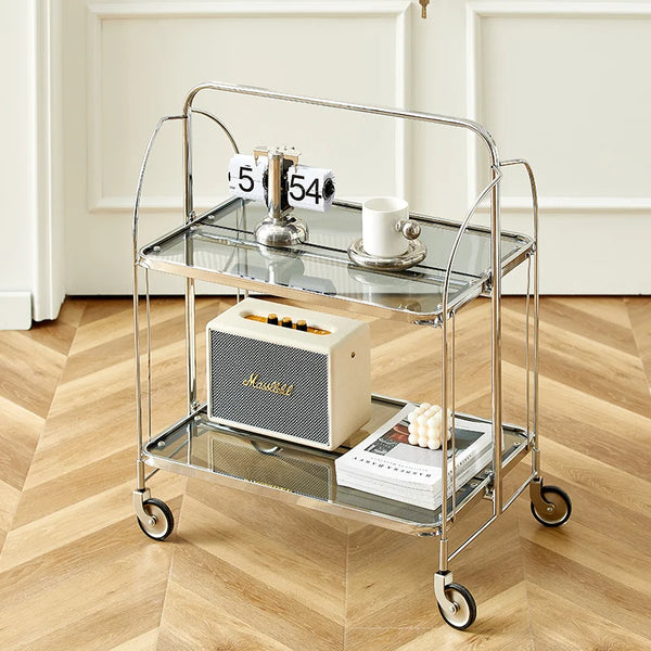 Foldable Modern Bar Cart - ConnectRoom