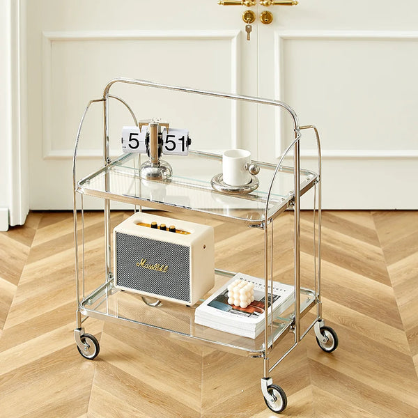 Foldable Modern Bar Cart - ConnectRoom