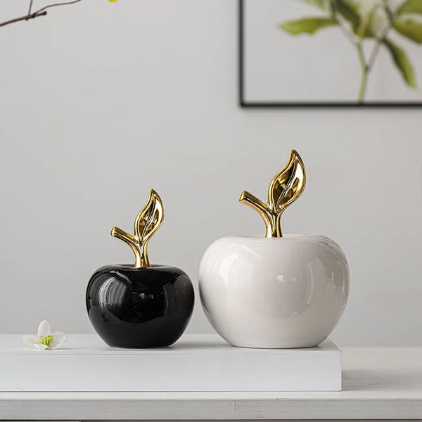 Nordic Abstract Apple Ornaments