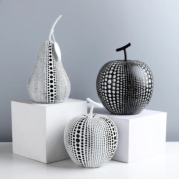 Modern Fruit Ornaments