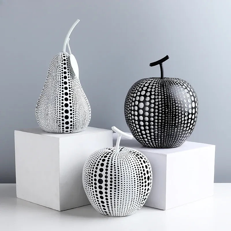 Modern Fruit Ornaments