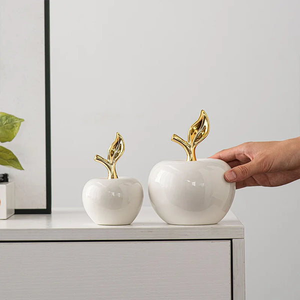 Nordic Abstract Apple Ornaments