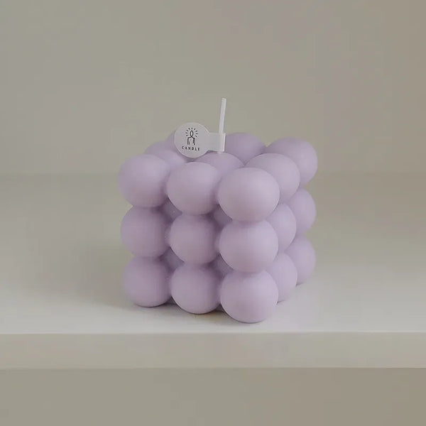Bubble Cube Scented Candle - ConnectRoom