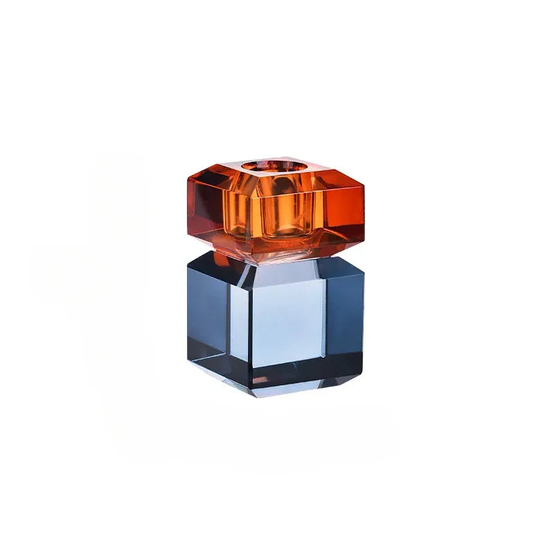 Multicolour Crystal Candle Holder