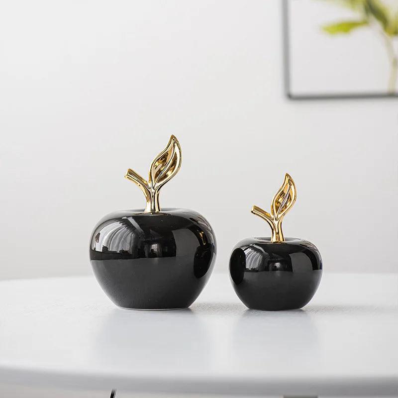 Nordic Abstract Apple Ornaments