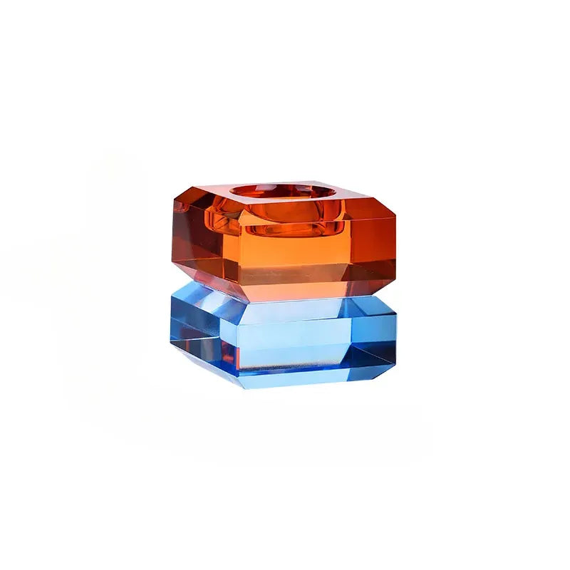 Multicolour Crystal Candle Holder