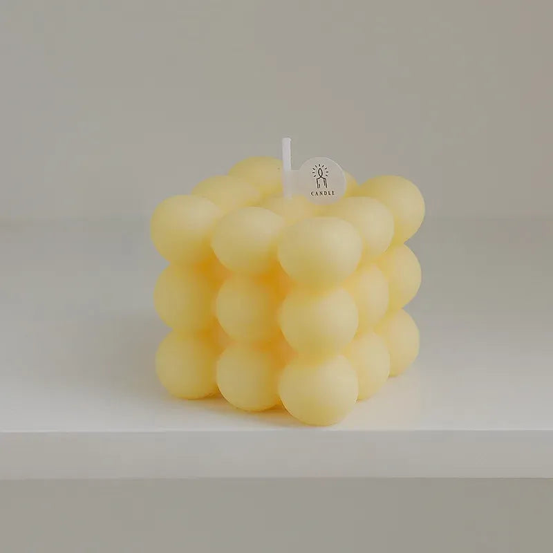 Bubble Cube Scented Candle - ConnectRoom