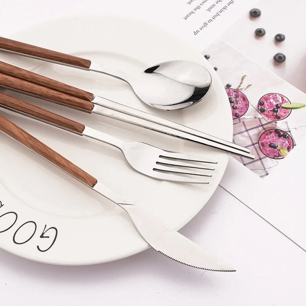 Silver Korean Cutlery Set ConnectRoom