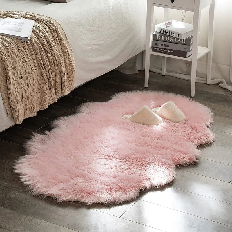 Soft Fur Wool Carpet ConnectRoom