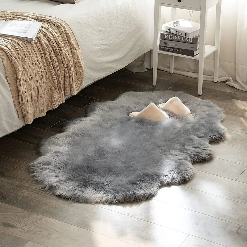 Soft Fur Wool Carpet ConnectRoom