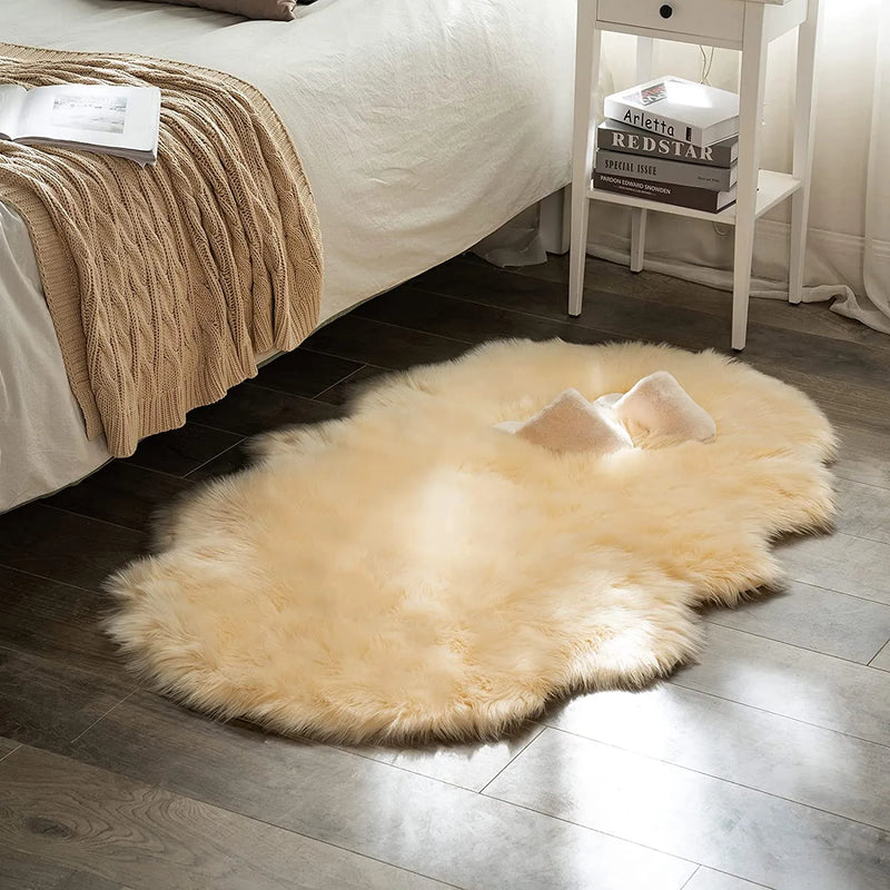 Soft Fur Wool Carpet ConnectRoom