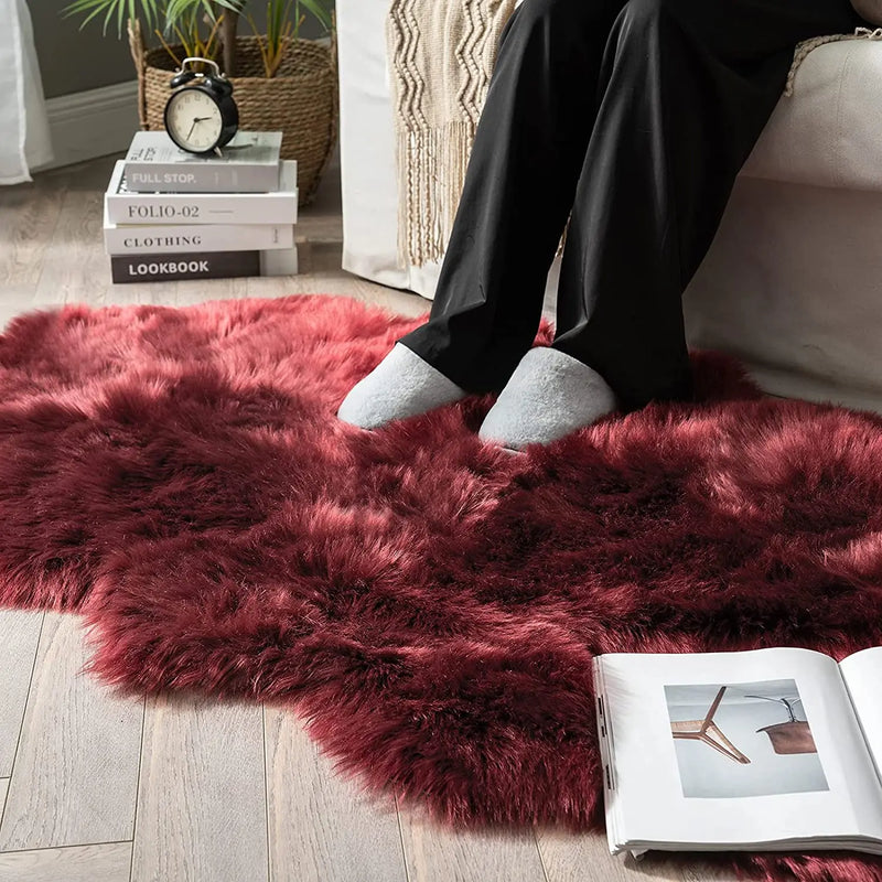 Soft Fur Wool Carpet ConnectRoom